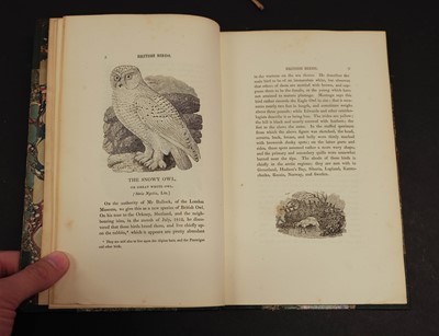 Lot 147 - Bewick (Thomas). History of British Birds (Land/Water), 2 vols., [3rd/1st eds.], Newcastle, 1805/04