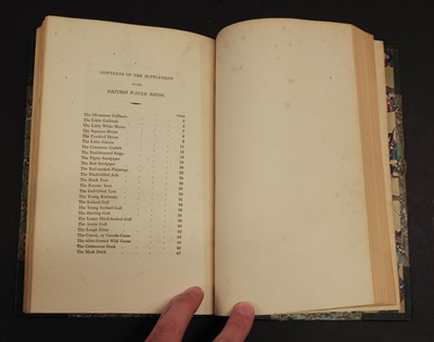 Lot 147 - Bewick (Thomas). History of British Birds (Land/Water), 2 vols., [3rd/1st eds.], Newcastle, 1805/04