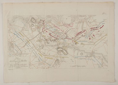 Lot 92 - Battle of Breslau. Five engraved battle plans, circa 1757