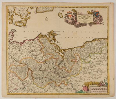 Lot 159 - Poland/Pomerania. Jansson (Jan), Nova Illustrissimi ducta Pomeraniae tabula, circa 1630