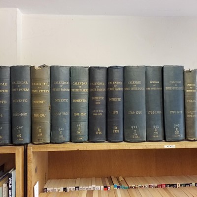 Lot 497 - Calendar of State Papers. 67 volumes