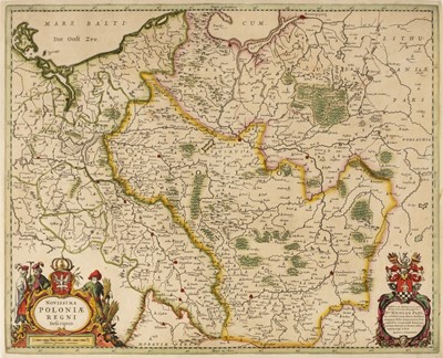 Lot 148 - Poland. Jansson (Jan), Novissima Poloniae Regni Descriptio, Amsterdam, circa 1660