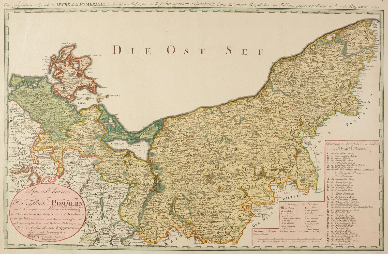 Lot 161 Poland Pomerania Seutter Matthaus