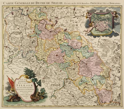 Lot 184 - Silesia/Poland. Covens & Mortier (publishers), Sup.s et Inferioris Ducatus Silesiae..., circa 1741