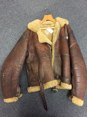 Lot 87 - Royal Air Force. A WWII period Irvin brown leather flying jacket
