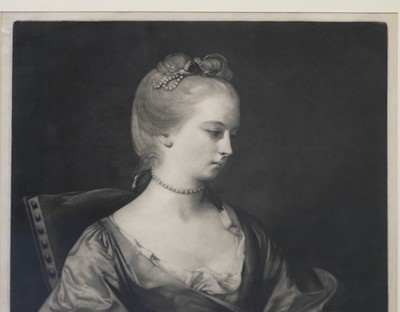 Lot 411 - Spilsbury (Jonathan, circa 1737-1812). Miss Jacobs, after Sir Joshua Reynolds, 1762