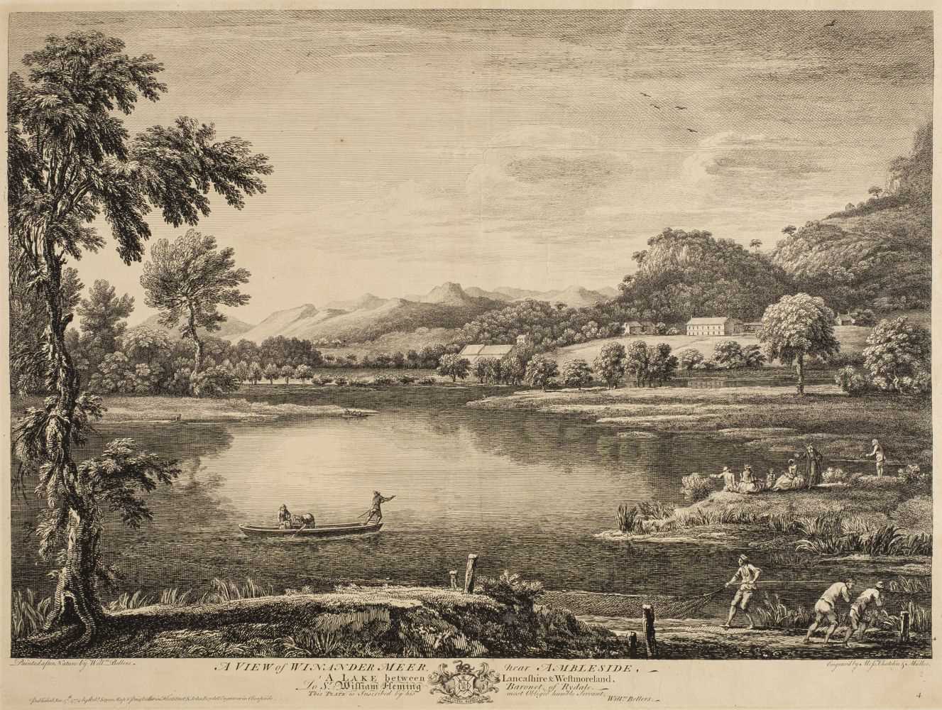 Lot 13 - Bellers (William, active 1734-1773). A View of Derwent-Water from Vicars Island, 1774