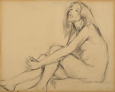 Lot 632 - John (Gwendolen, 1876-1939). Seated Nude