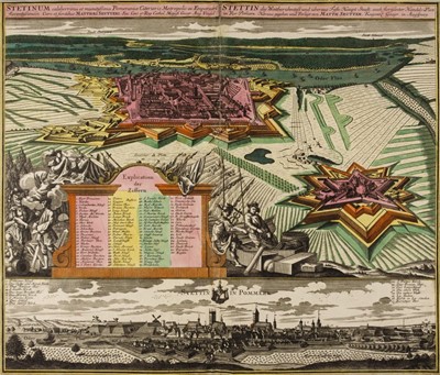 Lot 189 - Szczecin - Poland. Seutter (Matthaus), Stetinum celeberrima et Muntissima Pomeraniae..., 1730