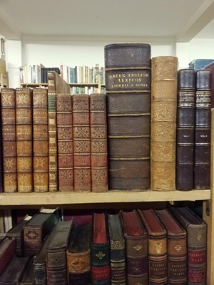 Lot 862 - Antiquarian Bindings. A collection of mostly 19th century literature & reference