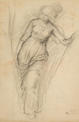 Lot 505 - Richmond (George, 1809-1896). Young woman emerging from rushes
