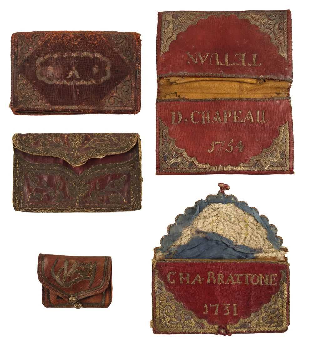 18th Century Reproduction Leather Wallet