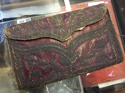 Lot 145 - Pocket Book. An 18th century Moroccan leather wallet, Tetouan, 1754