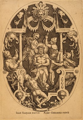 Lot 409 - Sadeler (Jan or Johannes, the Elder, 1550-1600). Christ crowned with thorns