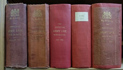 Lot 777 - Army Lists. The Official Army List for the Quarter Ending December 1886, 30 September 1887