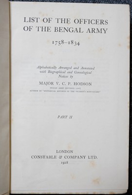 Lot 772 - Army Lists. The Quarterly Army List of Her Majesty's and the Honorable Company's Forces...