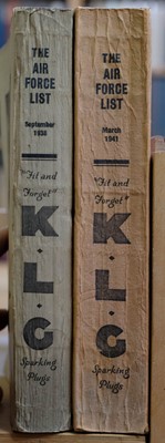Lot 789 - Air Force Lists. The Air Force List, September 1938 & March 1941, published HMSO, 1938 & 1941