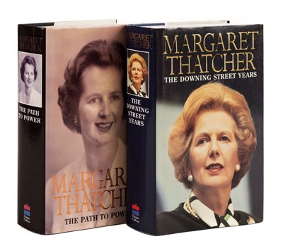 Lot 607 - Thatcher (Margaret). The Downing Street Years, 1993; The Path to Power, 1995, 1st editions