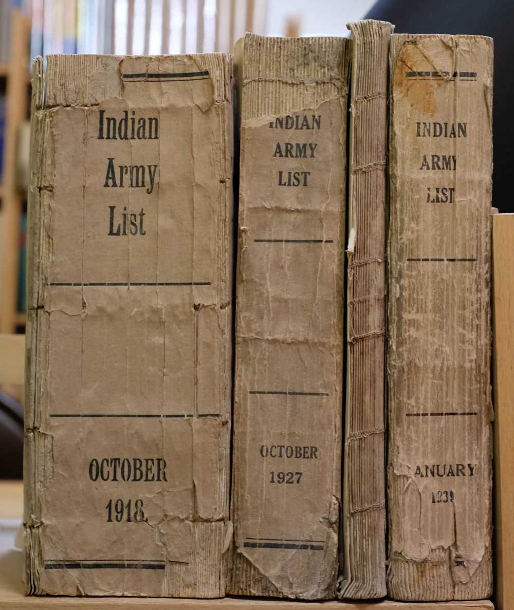 Lot 785 - Indian Army Lists. The Quarterly Indian Army List, October 1918