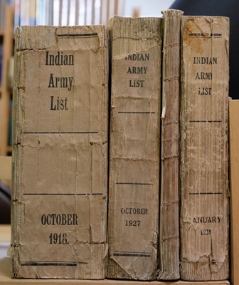 Lot 785 - Indian Army Lists. The Quarterly Indian Army List, October 1918
