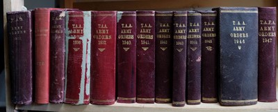 Lot 795 - Army Orders. A collection of 45 volumes, 1901-29, 1936, 1937, 1940-47