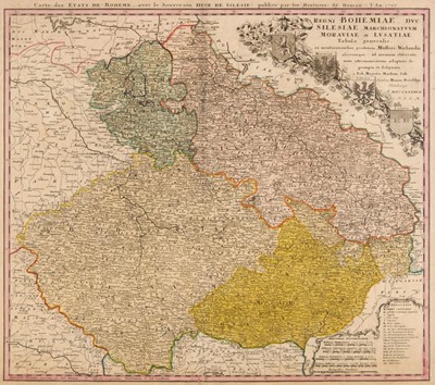 Lot 131 - Czech Republic., Bohemia. Homann (J. B. heirs of), Regni Bohemiae..., circa 1750