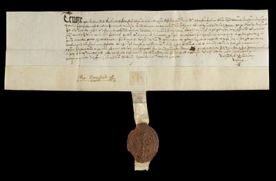 Lot 656 - Adultery: Certificate of Decree, Derby, 1614