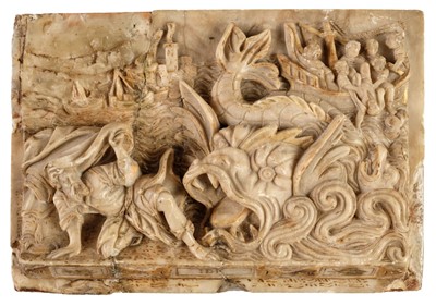 Lot 417 - De Vos (Maarten, 1532-1603, after). Jonah Cast on Shore by the Fish, Malines, 17th century