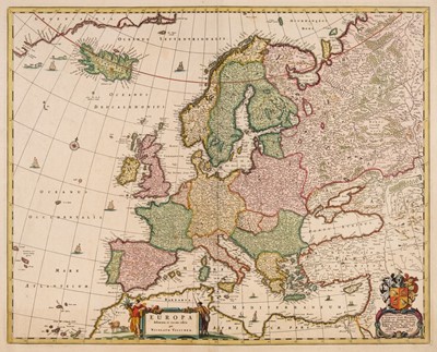 Lot 147 - Europe. Visscher (Nicholas), Europa delineata et recens edita..., Amsterdam, circa 1677