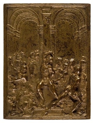 Lot 418 - Moderno, (1467-1528, after). The Flagellation of Christ, 2nd quarter 19th century