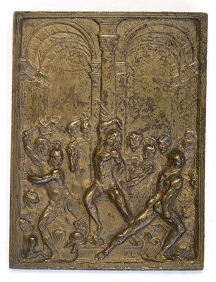 Lot 353 - Moderno, (1467-1528, after). The Flagellation of Christ, 2nd quarter 19th century
