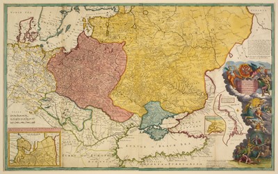 Lot 114 - Eastern Europe. Moll (H.), ..., This map of Moscovy, Poland, Tartary and ye Black Sea.., circa 1730