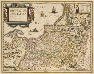 Lot 165 - Prussia. Blaeu (G.), Prussiae Nova Tabula..., Amsterdam, circa 1635