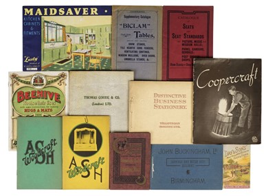 Lot 290 - Trade catalogues. A collection of advertising and trade catalogues & brochures, early 20th century