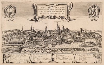 Lot 166 - Lublin/Poland. Braun (Georg & Hogenberg Franz), Tipus Civitatis Lubliensi..., circa 1618
