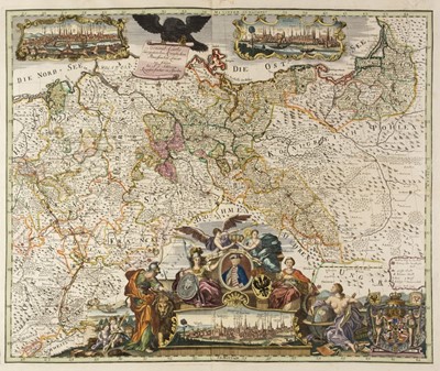 Lot 175 - Prussia. Schleuen (Johann David), General-Carte der gesamten Koniglichen Preussischen..., 1750