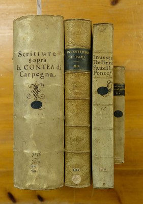 Lot 284 - Italy. Four manuscripts, c.18th century, ex libris Lord North & Sir Thomas Phillips