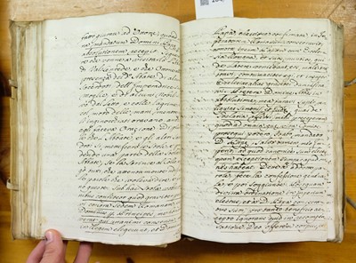 Lot 284 - Italy. Four manuscripts, c.18th century, ex libris Lord North & Sir Thomas Phillips