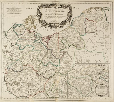 Lot 112 - Eastern Europe. De Vaugondy (Robert), Partie Septentrionale du Cercle de Haute Saxe..., circa 1784
