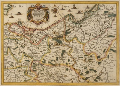Lot 119 - Germany & Poland. Berey (N. & Tassin C.), Carte des Duches des Saxe Meklembourg..., 1640