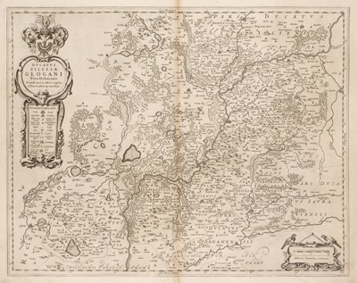 Lot 44 - Poland/Silesia. Blaeu (Johannes), Ducatus Silesiae Glogani vera Delineatio, circa 1640