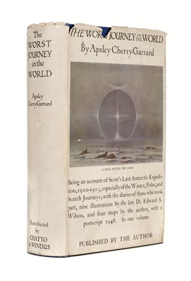 Lot 4 - Cherry-Garrard (Apsley, 1886-1959). The Worst Journey in the World: Antarctic 1910-1913, inscribed