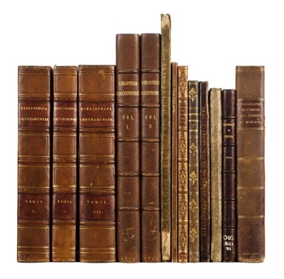 Lot 202 - Book-collecting. Group of library and auction catalogues, 19th and 20th century