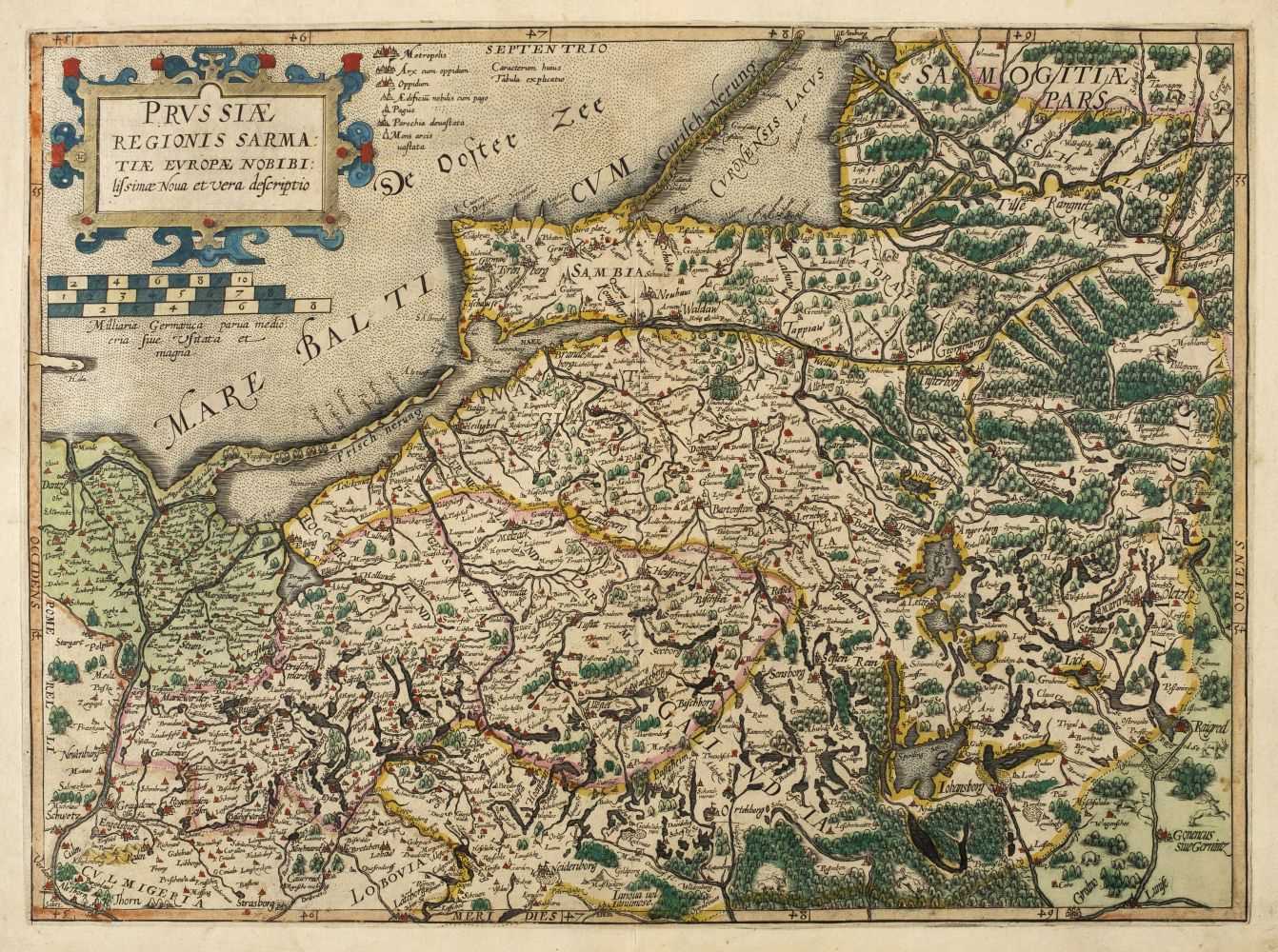 Lot 166 - Prussia. De Jode (Gerard), Prussiae Regionis Sarmatiae Europae Nobibilis..., circa 1593