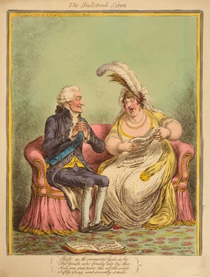 Lot 394 - Gillray (James, 1757-1815). La Belle Espagnole