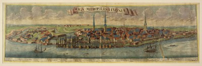 Lot 177 - Riga. Wolff (Jeremias), Riga Metropolis Livoniae, circa 1750