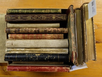 Lot 274 - Commonplace books. Group of 15 commonplace books, 1769-c.1850