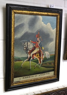 Lot 444 - English School. Marquis of Anglesey, 19th century