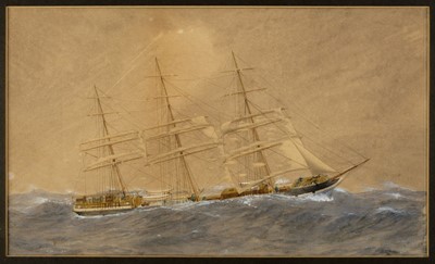 Lot 405 - Percival (Harold, 1868-1914). Pair of watercolours of sailing ships and others