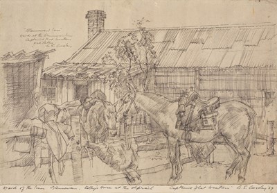 Lot 436 - Ned Kelly. An archive of original film artwork by George S. Crossley (1919-1973), 1969